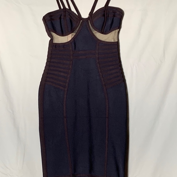 Denim Blue Bodycon Dress - Picture 6 of 6